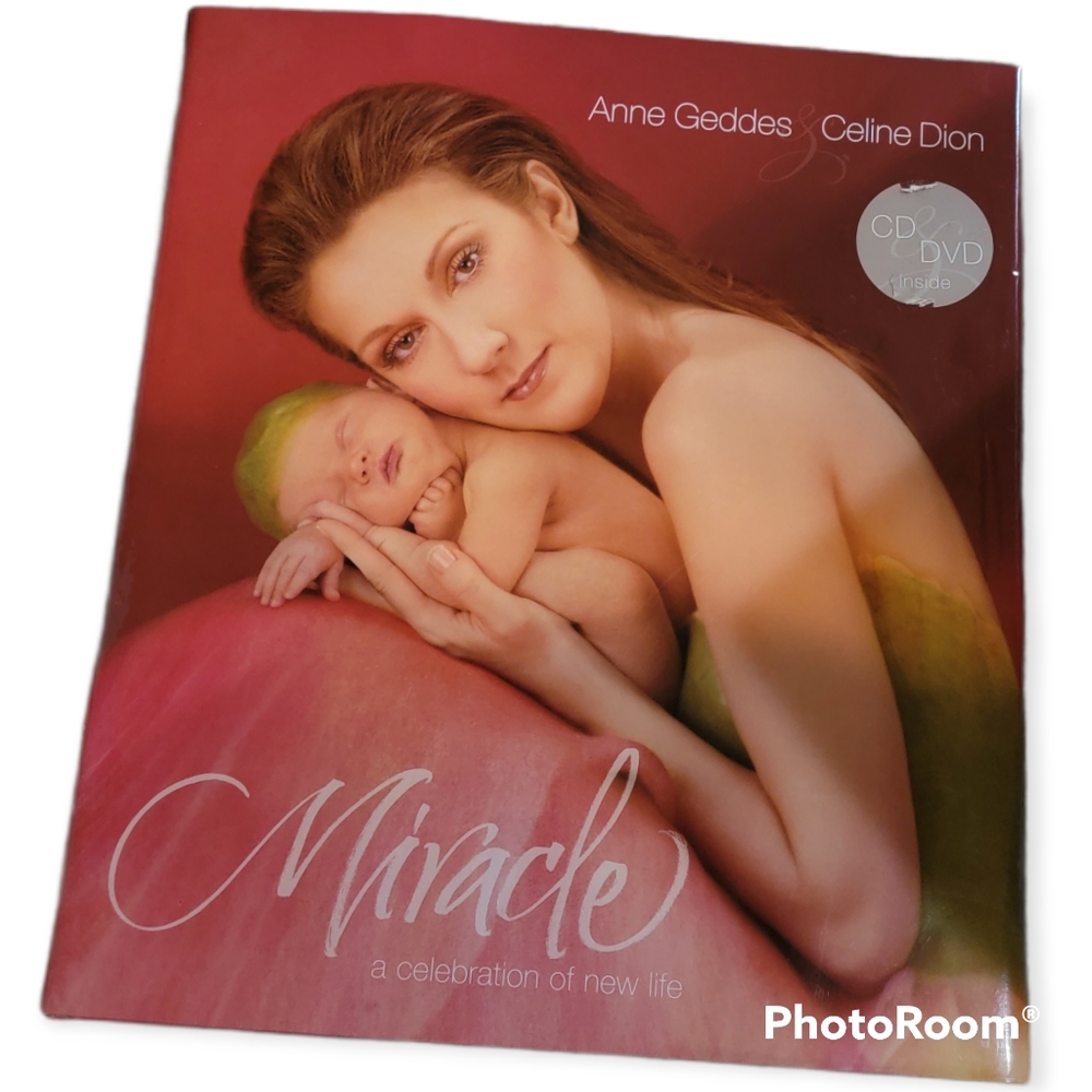 Anne Geddes and Celine Dion Miracle book with CD